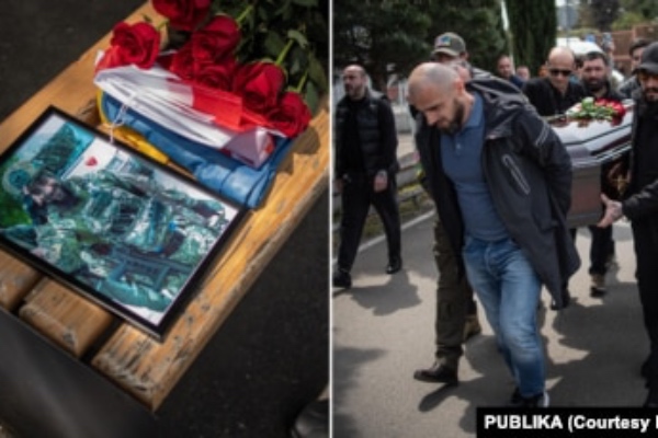 საქართველოში ჩამოასვენეს უკრაინაში დაღუპული ქართველი მებრძოლები დავით ღოღაძე და ბაჩო ბებია