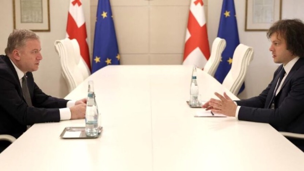 ირაკლი კობახიძე იტალიასა და ყაზახეთში საქართველოს ახლად დანიშნულ ელჩებს შეხვდა