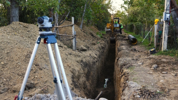 სოფელ ნასაგურში სანიაღვრე ქსელი ეწყობა