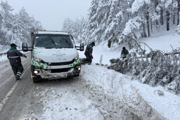 სამგორის რაიონში უხვი ნალექის გამო გზების გაწმენდითი სამუშაოები ინტენსიურ რეჟიმში მიმდინარეობს