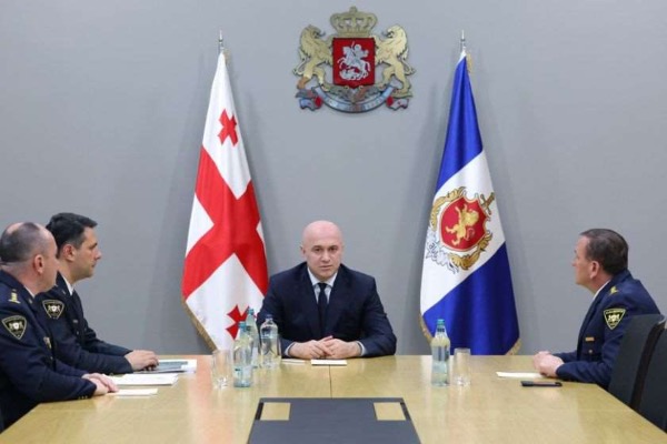 შინაგან საქმეთა მინისტრმა საპატრულო პოლიციის დეპარტამენტში შეხვედრა გამართა