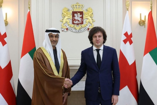 ირაკლი კობახიძე არაბთა გაერთიანებული საამიროების საგარეო საქმეთა სამინისტროს სახელმწიფო მინისტრს შეხვდა