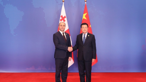 გეკა გელაძემ ჩინეთის სახალხო რესპუბლიკის საზოგადობერივი უსაფრთხოების მინისტრ ვანგ სიაოხუნგთან ოფიციალური შეხვედრა გამართა